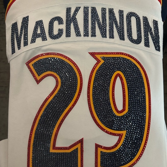 Custom Colorado Avalanche Rhinestone Jersey - Picture 2 of 4